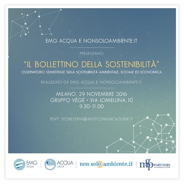 La sostenibilità vista dagli italiani: a Milano il lancio del Bollettino della sostenibilità