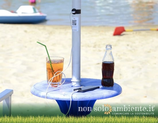 Smart beach: il solare alimenta ombrelloni e cellulari