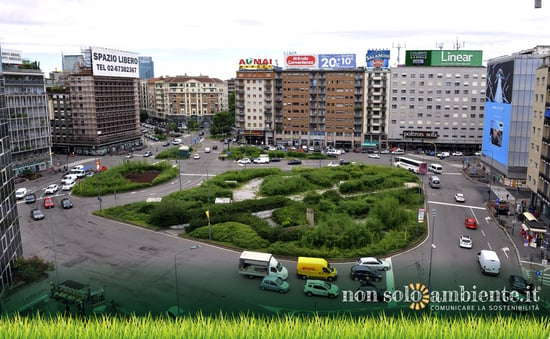 Milano: Piazzale Loreto diventa green