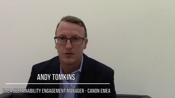 Interview to Andy Tomkins - Milano Green Forum 2019