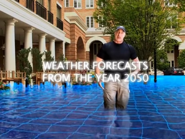 Global warming datato 2050: online i video delle “Previsioni meteo dal futuro”