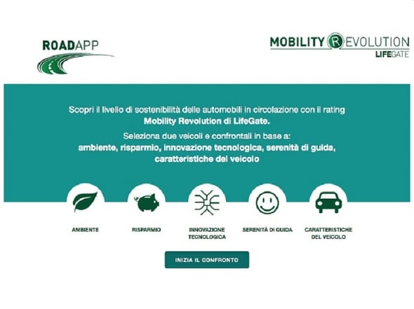 Arriva RoadApp, un’app per la sostenibilità